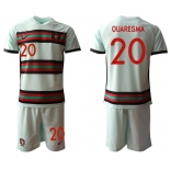 Men 2021 European Cup Portugal away grey 20 Soccer Jersey1