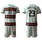 Men 2021 European Cup Portugal away grey 23 Soccer Jersey