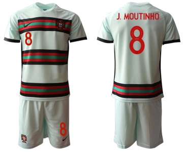 Men 2021 European Cup Portugal away grey 8 Soccer Jersey1