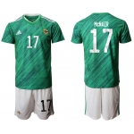 Men 2021 European Cup Northern Ireland green home 17 Soccer Jersey