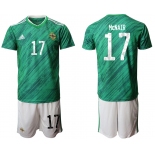 Men 2021 European Cup Northern Ireland green home 17 Soccer Jersey