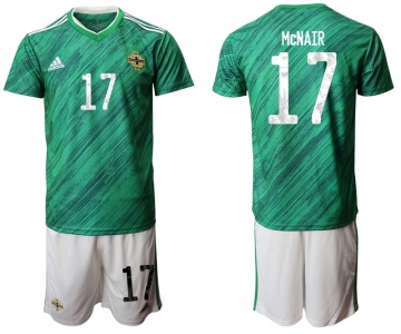 Men 2021 European Cup Northern Ireland green home 17 Soccer Jersey