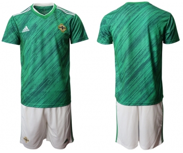 Men 2021 European Cup Northern Ireland green home Soccer Jersey