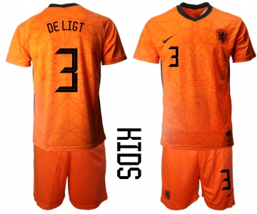 2021 European Cup Netherlands home Youth 3 soccer jerseys