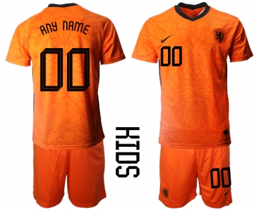 2021 European Cup Netherlands home Youth custom soccer jerseys