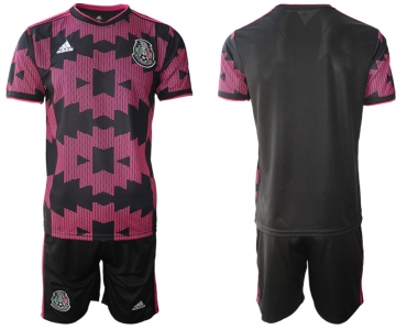 Men 2020-2021 Season National team Mexico home black Soccer Jersey