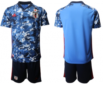 Men 2020-2021 Season National team Japan home blue Soccer Jersey