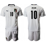 2021 Men Italy away 10 white soccer jerseys