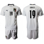 2021 Men Italy away 19 white soccer jerseys