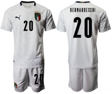 2021 Men Italy away 20 white soccer jerseys