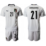 2021 Men Italy away 21 new style white soccer jerseys