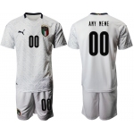 2021 Men Italy away customized white soccer jerseys