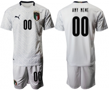 2021 Men Italy away customized white soccer jerseys