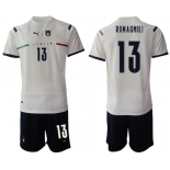 Men 2020-2021 European Cup Italy away white 13 Soccer Jersey