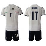 Men 2020-2021 European Cup Italy away white 17 Soccer Jersey