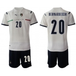 Men 2020-2021 European Cup Italy away white 20 Soccer Jersey