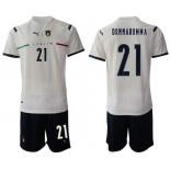 Men 2020-2021 European Cup Italy away white 21 Soccer Jersey