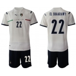 Men 2020-2021 European Cup Italy away white 22 Soccer Jersey