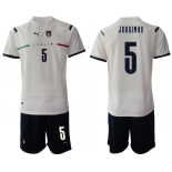 Men 2020-2021 European Cup Italy away white 5 Soccer Jersey