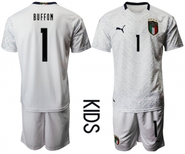 Youth 2021 European Cup Italy away white 1 Soccer Jersey