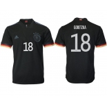 Men 2020-2021 European Cup Germany away aaa version black 18 Adidas Soccer Jersey