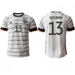 Men 2021 Europe Germany home AAA version 13 white soccer jerseys