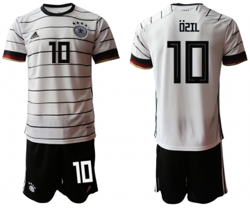 Men 2021 European Cup Germany home white 10 Soccer Jersey2
