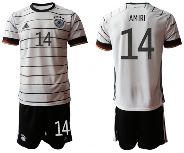 Men 2021 European Cup Germany home white 14 Soccer Jersey2
