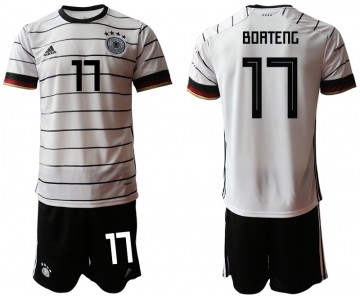 Men 2021 European Cup Germany home white 17 Soccer Jersey1