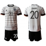 Men 2021 European Cup Germany home white 20 Soccer Jersey