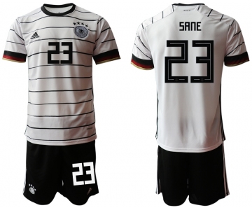 Men 2021 European Cup Germany home white 23 Soccer Jersey1