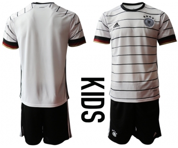 Youth 2021 European Cup Germany home white Soccer Jersey