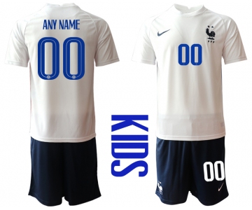 2021 France away Youth custom soccer jerseys