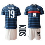 2021 France home Youth 19 soccer jerseys