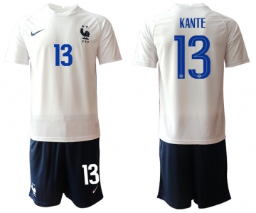 Men 2021 France away 13 soccer jerseys