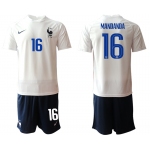 Men 2021 France away 16 soccer jerseys