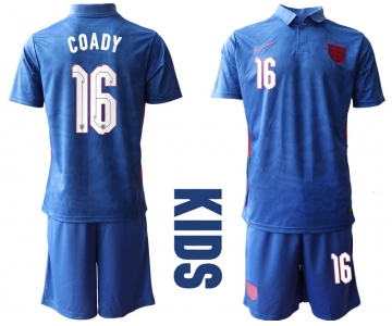 2021 European Cup England away Youth 16 soccer jerseys