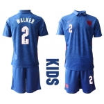 2021 European Cup England away Youth 2 soccer jerseys