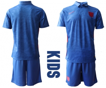 2021 European Cup England away Youth soccer jerseys