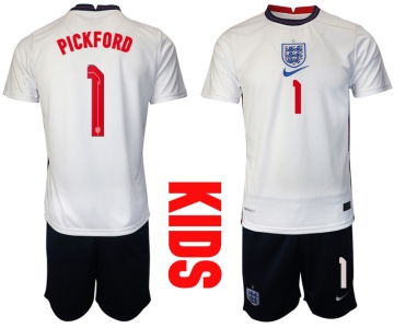 2021 European Cup England home Youth 1 soccer jerseys