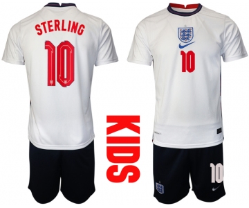 2021 European Cup England home Youth 10 soccer jerseys