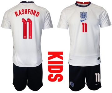 2021 European Cup England home Youth 11 soccer jerseys