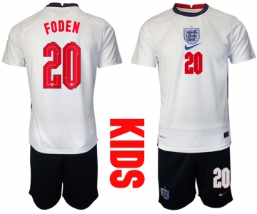 2021 European Cup England home Youth 20 soccer jerseys