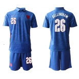 Men 2020-2021 European Cup England away blue 26 Nike Soccer Jersey