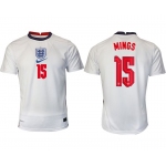 Men 2020-2021 European Cup England home aaa version white 15 Nike Soccer Jersey