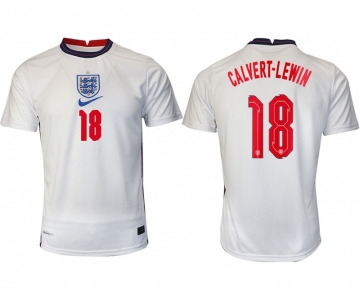 Men 2020-2021 European Cup England home aaa version white 18 Nike Soccer Jersey