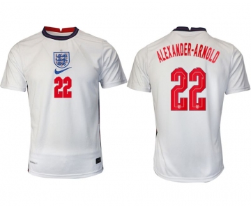 Men 2020-2021 European Cup England home aaa version white 22 Nike Soccer Jersey