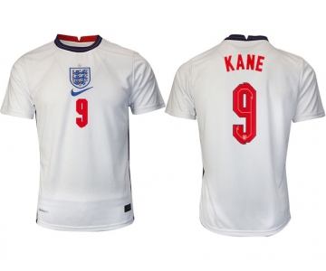 Men 2020-2021 European Cup England home aaa version white 9 Nike Soccer Jersey