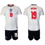 Men 2020-2021 European Cup England home white 19 Nike Soccer Jersey
