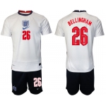 Men 2020-2021 European Cup England home white 26 Nike Soccer Jersey